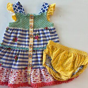 Matilda Jane dress set in Size 12–18 months, in Good pre‑owned condition.
